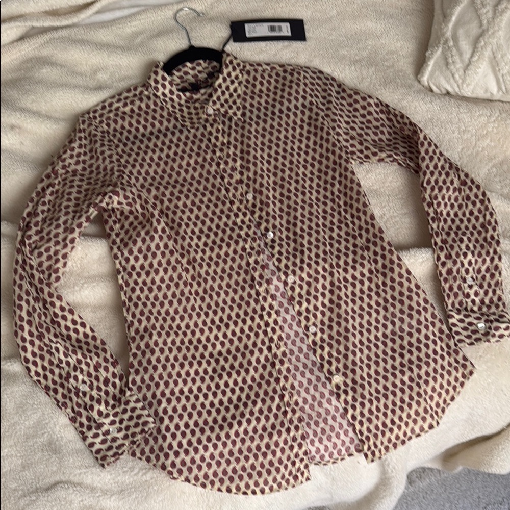 Nili Lotan Libby Shirt Paisley Button Up